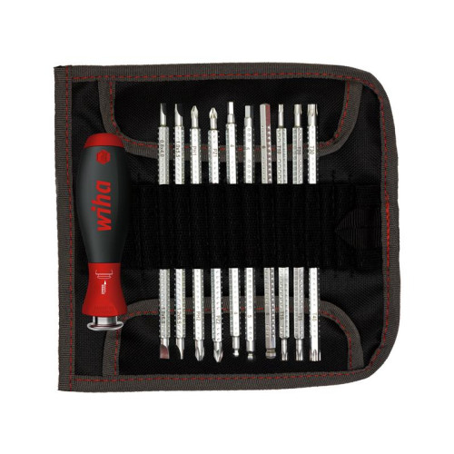 Wiha SYSTEM 6 SoftFinishÂ® Interchangeable Screwdriver Set, 12 Piece