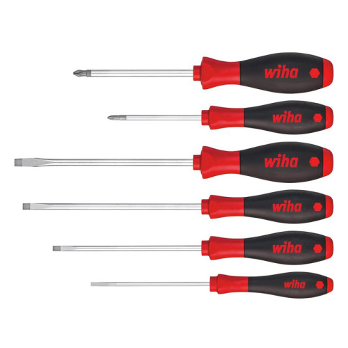 Wiha SoftFinishÂ® SL/PH Screwdriver Set, 6 Piece