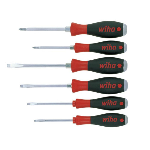 Wiha SoftFinishÂ® SL/PH Hex Blade Screwdriver Set, 7 Piece