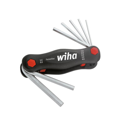 Wiha PocketStar Hex Key Set, 7 Piece (1.5-6mm)