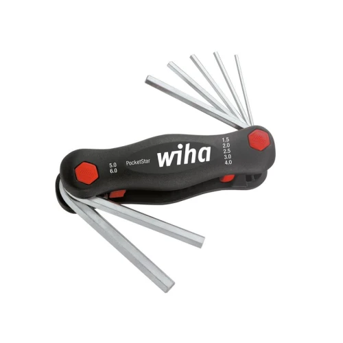Wiha PocketStar Hex Key Set, 7 Piece (1.5-6mm)