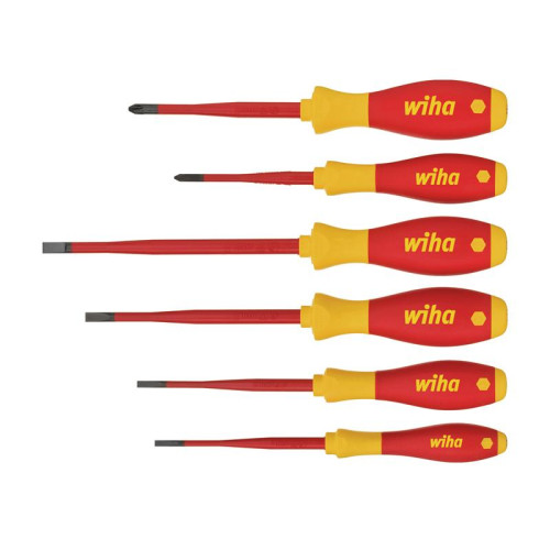 Wiha 6 Piece Slimfix VDE Screwdriver Set