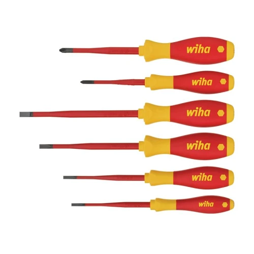 Wiha 6 Piece Slimfix VDE Screwdriver Set