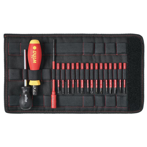 Wiha TorqueVario®-S electric Screwdriver Set, 19 Piece