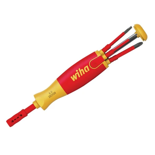 Wiha LiftUp electric Bit Magazine SL/PH Screwdriver Set, 6 Piece