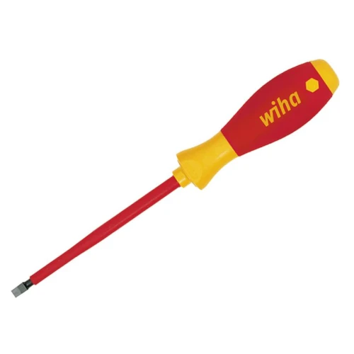 Wiha SoftFinish&Acirc;&reg; electric slimFix Screwdriver Slotted 5.5 x 125mm