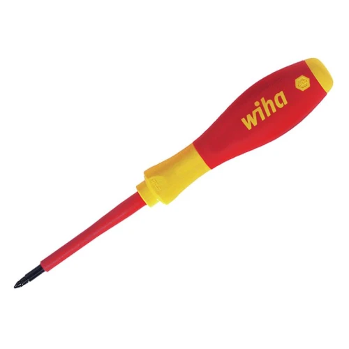Wiha SoftFinish&Acirc;&reg; electric slimFix Screwdriver Pozidriv PZ1 x 80mm
