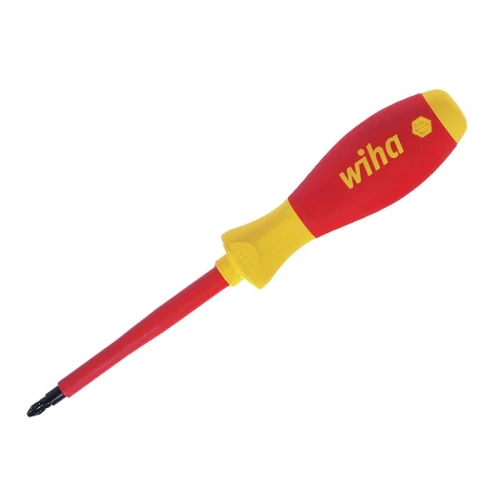 Wiha SoftFinish&Acirc;&reg; electric slimFix Screwdriver Pozidriv PZ2 x 100mm
