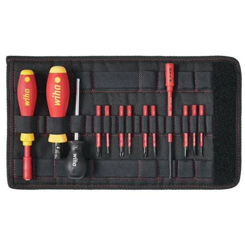 Wiha TorqueVario&Acirc;&reg;-S electric Screwdriver Set, 14 Piece