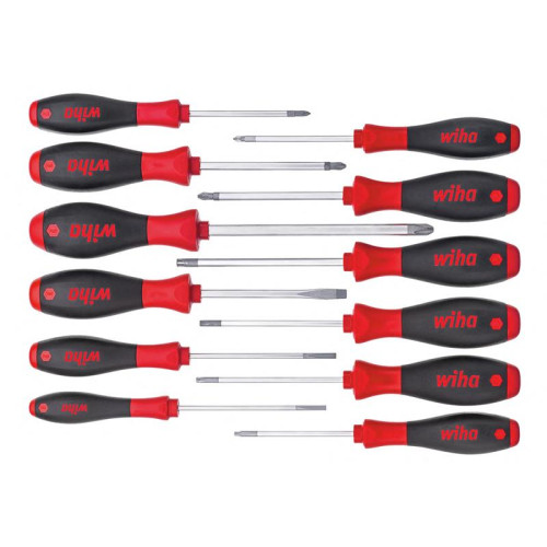 Wiha SoftFinish® Screwdriver Set, 12 Piece