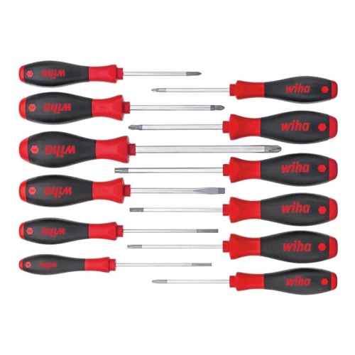 Wiha SoftFinish&Acirc;&reg; Screwdriver Set, 12 Piece