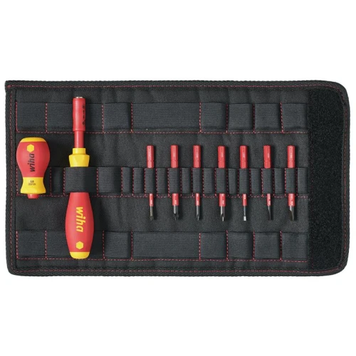 Wiha SoftFinish&Acirc;&reg; electric slimVario Screwdriver Set, 10 Piece