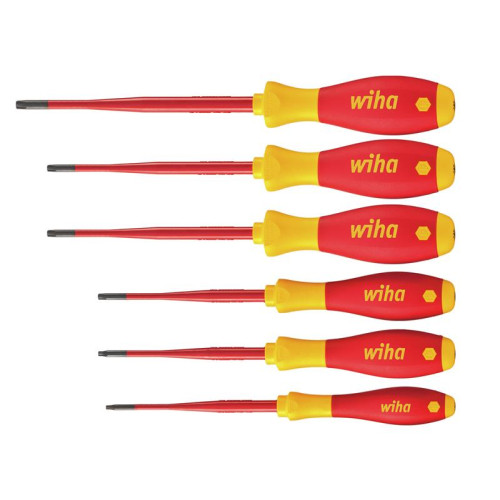 Wiha SoftFinish® electric slimFix TX/TR Screwdriver Set, 6 Piece