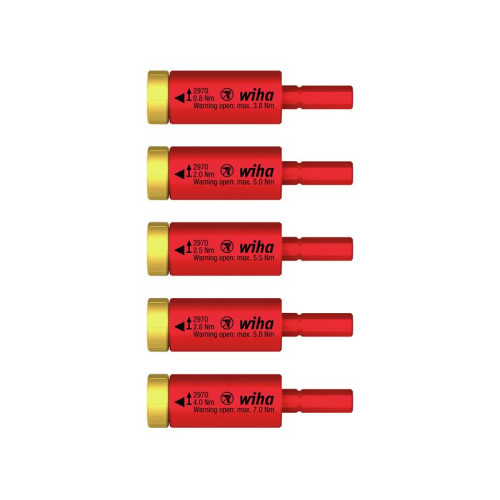 Wiha electric easyTorque Adapter Set, 5 Piece