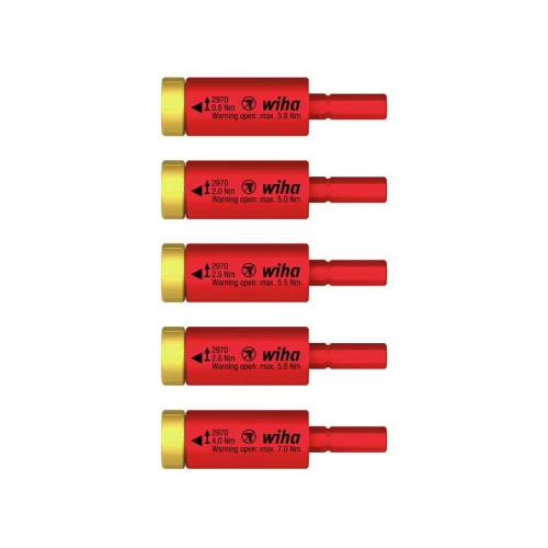 Wiha electric easyTorque Adapter Set, 5 Piece
