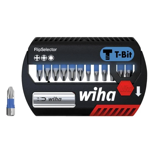 Wiha FlipSelector T-Bit Set, 13 Piece