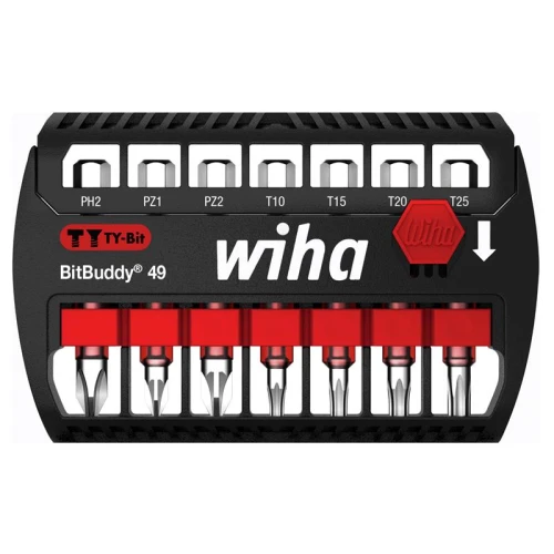 Wiha BitBuddy&Acirc;&reg; TY Bit Set, 7 Piece