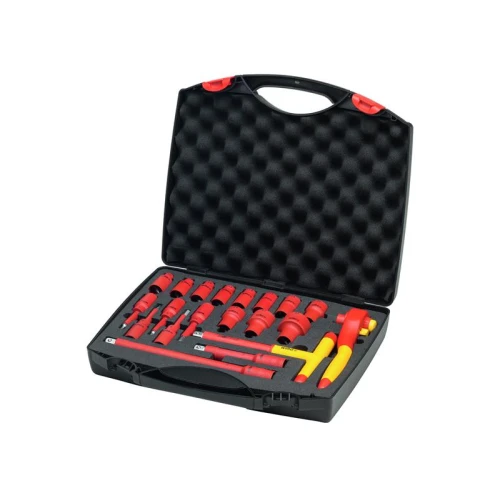 Wiha Insulated 1/2in Ratchet Wrench Set, 21 Piece (inc. Case)