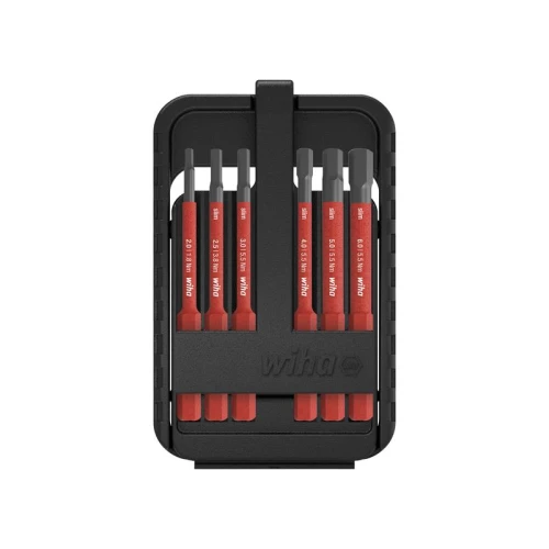 Wiha slimBit electric Hex Bit Set, 7 Piece