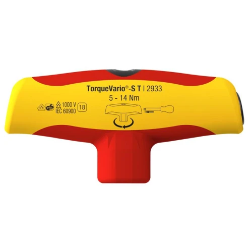 Wiha TorqueVario&Acirc;&reg;-S T electric T-handle Screwdriver 5-14Nm