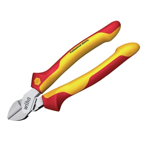 Wiha Professional electric Diagonal Cutters with&Acirc;&nbsp;DynamicJoint&Acirc;&reg; 180mm