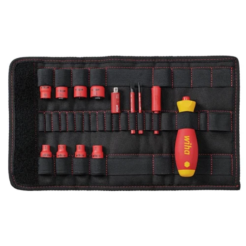 Wiha slimVario&Acirc;&reg; electric Screwdriver and Nut Driver Set, 13 Piece
