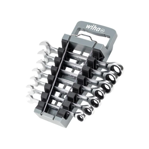 Wiha Ring Ratchet Spanner Set, 8 Piece