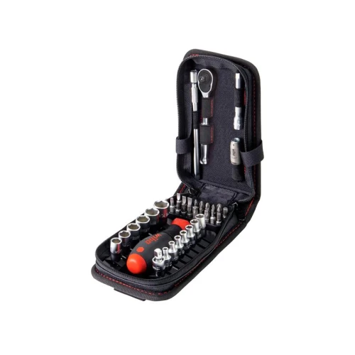 Wiha 1/4in Nut Driver & Bit Set, 40 Piece