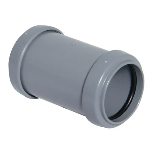 Pushfit - Straight Coupler 40mm - Light Grey