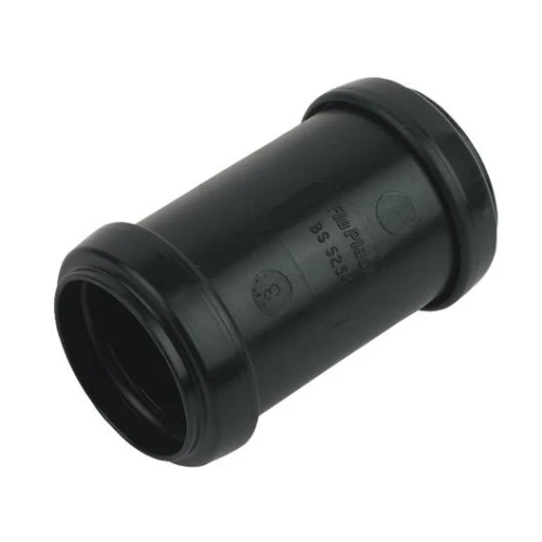 Pushfit - Straight Coupler 32mm - Black