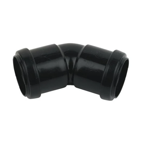 Pushfit - 45 deg Obtuse Bend 32mm - Black