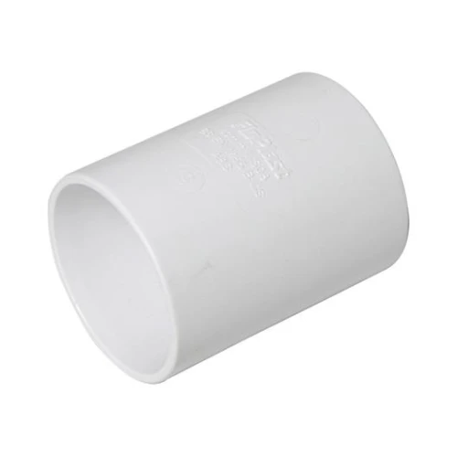 Solvent - Straight Coupling 32mm - White