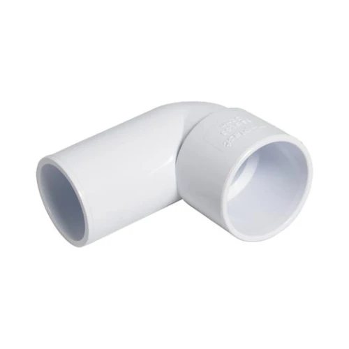 Solvent - 90 Deg Conversion Bend 40mm - White