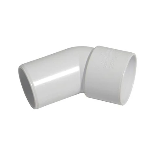 Solvent - 45 Deg Spigot Bend 40mm - White
