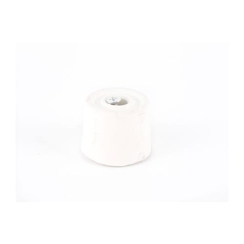 White PVC Door Stop (2 per Card) 35mm White
