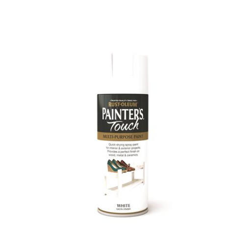 Rust-Oleum Painters Touch White Satin 400Mls
