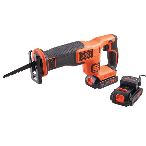 Black & Decker 18v Cordless Reciprocating Saw with 1 x 1.5Ah Li-ion Battery