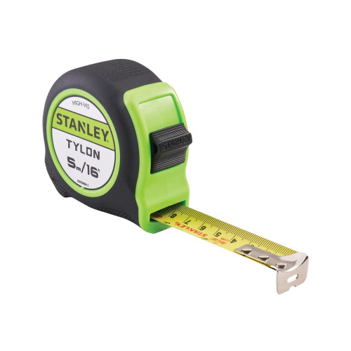 Stanley 5m Hi Vis Tylon Tape