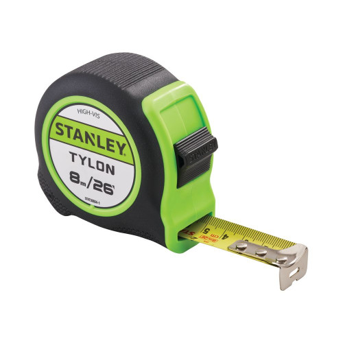 Stanley Tylonâ„¢ Hi-Viz Pocket Tape 8m/26ft (Width 25mm)