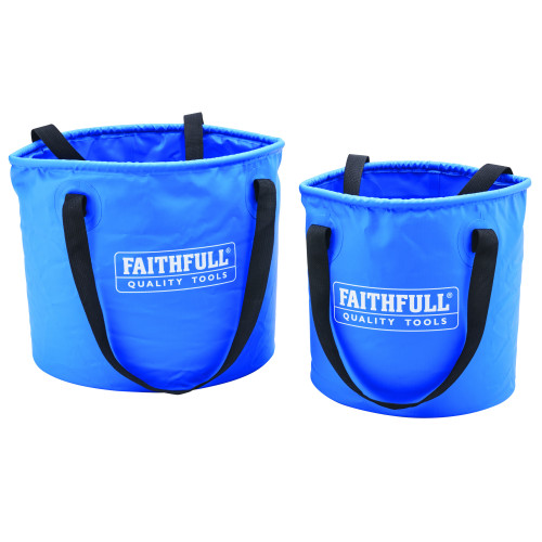 Faithfull 12L & 20L Collapsible Bucket Pack