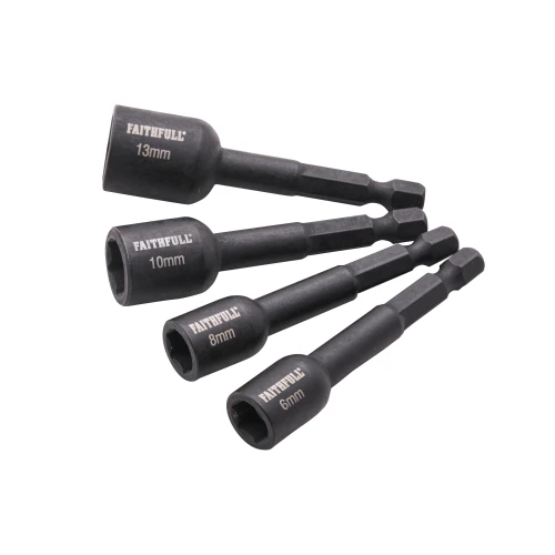 Faithfull 4 Piece Impact Dut Driver Set
