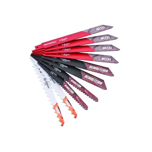 Faithfull 10 Piece Sabre Saw Blade Set