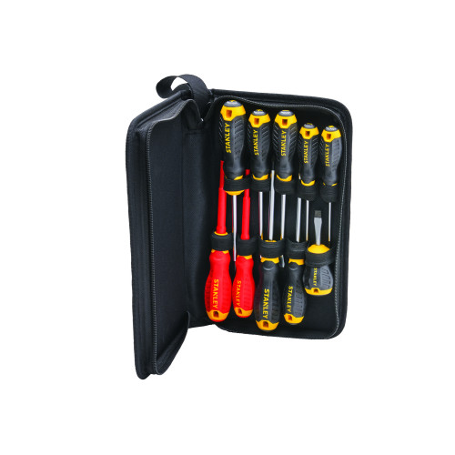 Stanley 10 Piece Screwdriver Set in wallet