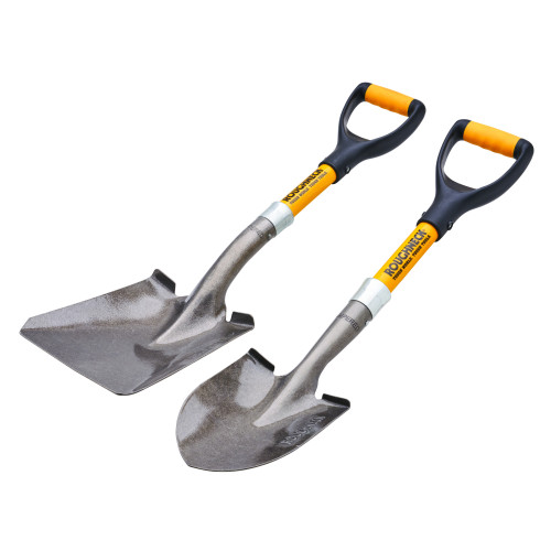 Roughneck Bulk & Round Micro Shovel Twin Pack