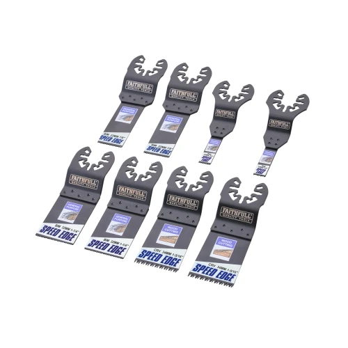 Faithfull 8 Piece Multi-tool Speed Edge Blade Set