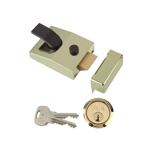 89 Deadlock Nightlatch Brasslux 60mm Backset Box