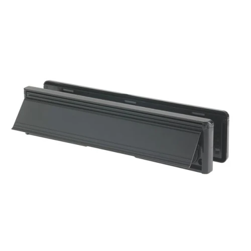 Yale Letter Plate 300mm (12in) Black Visi
