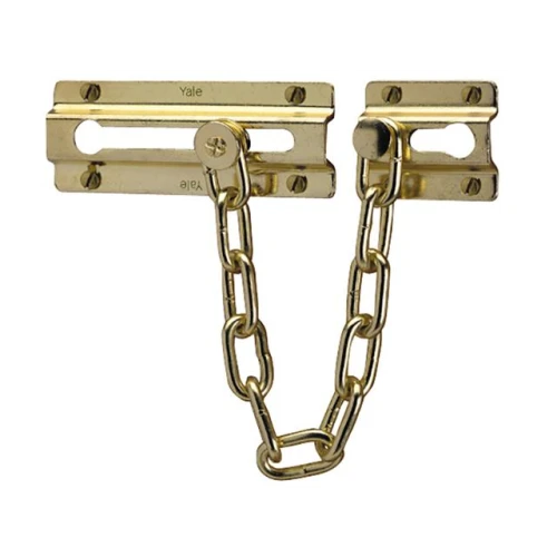 Yale P1037 Door Chain Brass Finish