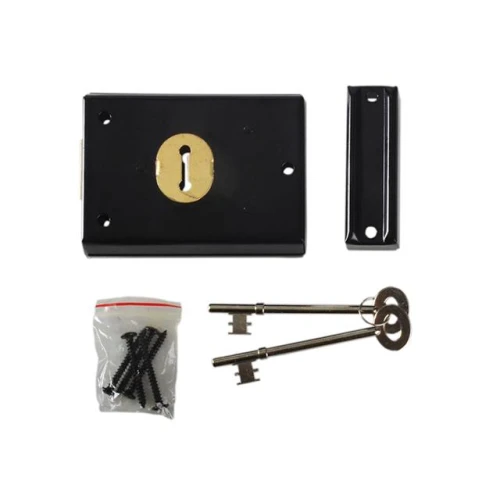 P402 Rimlock Black Finish 102 X 76mm