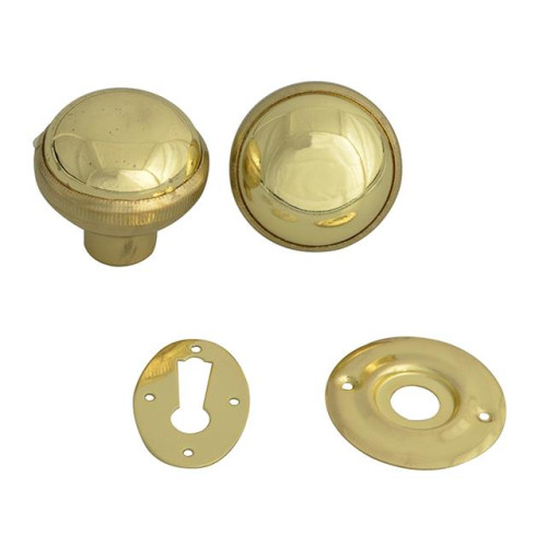 Yale P405 Rimknob Polished Brass Finish
